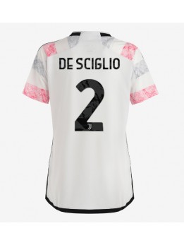 Juventus Mattia De Sciglio #2 Auswärtstrikot für Frauen 2023-24 Kurzarm